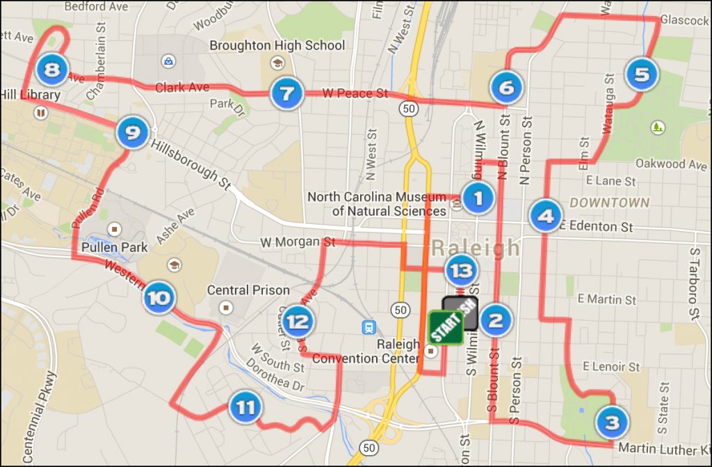 Raleigh Raceway Layout Race Report – Raleigh Rock ‘n’ Roll Half Marathon – Mike Rogan